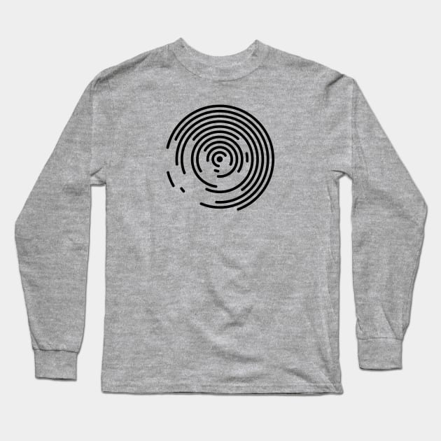 Fingerprint Long Sleeve T-Shirt by ganola